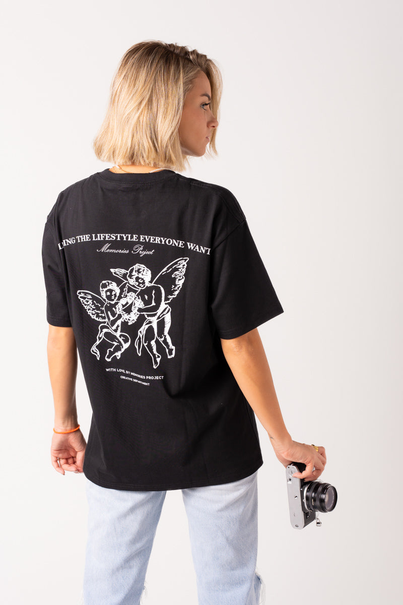 ANGELS TEE BLACK