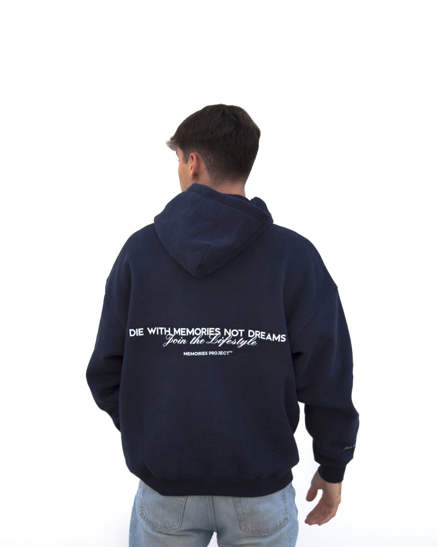 DW MEMORIES HOODIE DARK BLUE