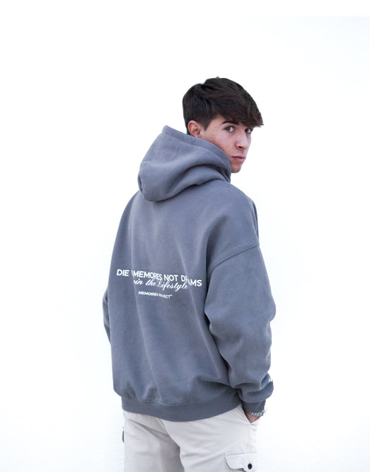 DW MEMORIES HOODIE GREY